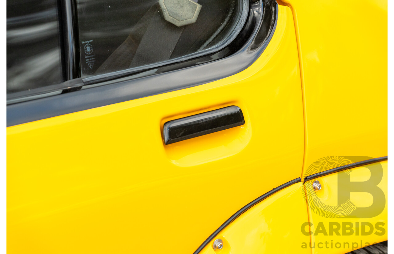 04/1974 Holden LH Torana SL/R 5000 Tribute 4d Sedan Chrome Yellow / Black V8 5.0L - Modified