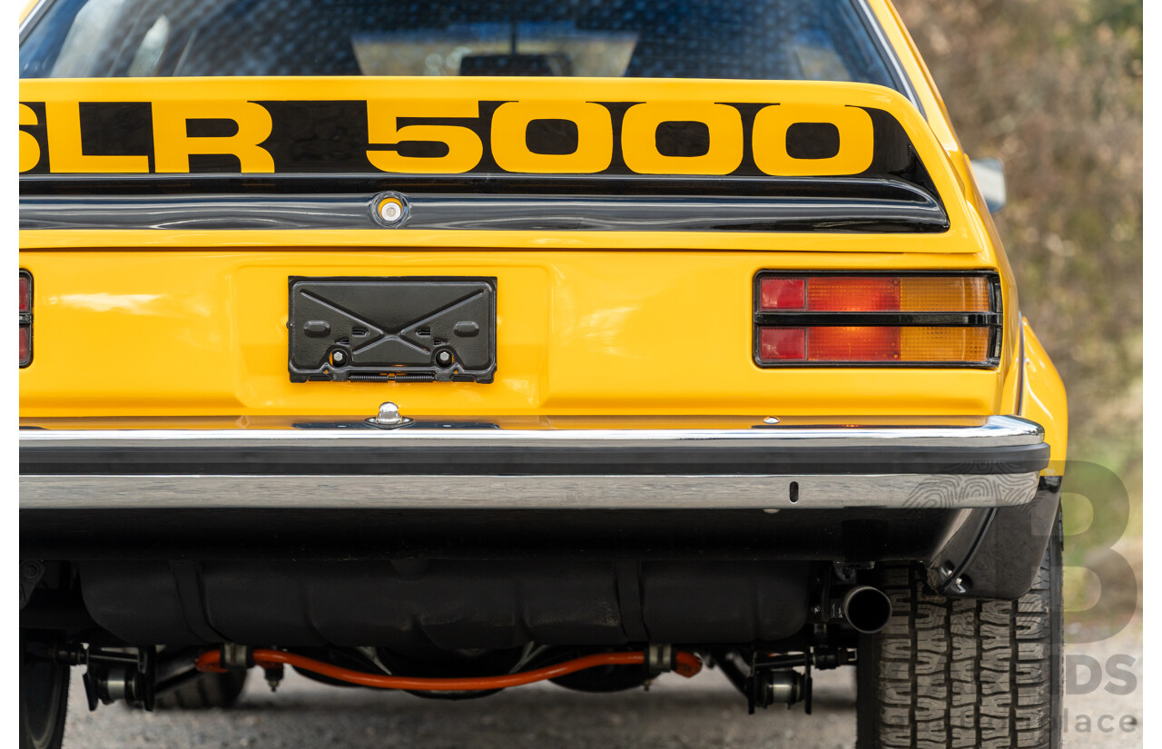 04/1974 Holden LH Torana SL/R 5000 Tribute 4d Sedan Chrome Yellow / Black V8 5.0L - Modified