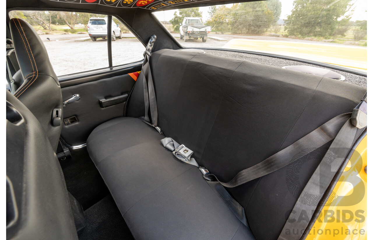 04/1974 Holden LH Torana SL/R 5000 Tribute 4d Sedan Chrome Yellow / Black V8 5.0L - Modified