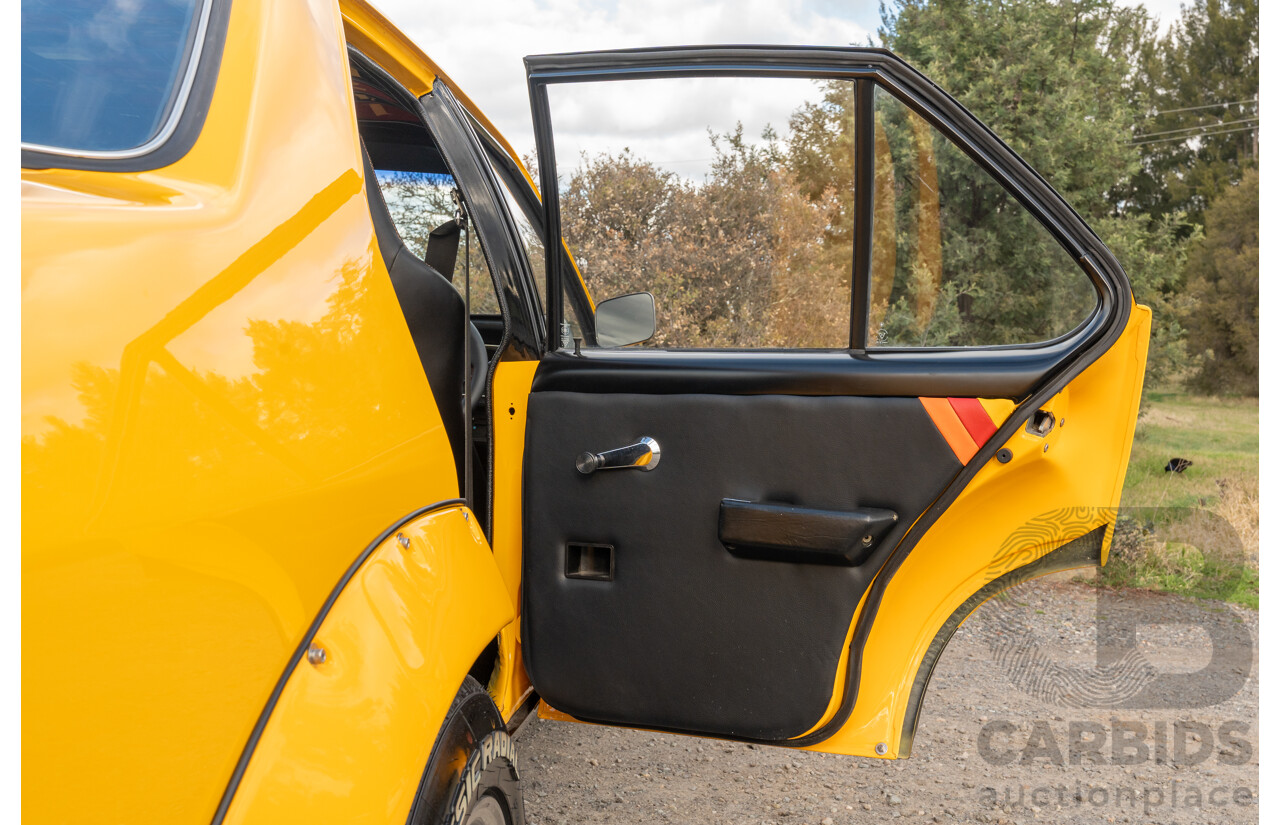 04/1974 Holden LH Torana SL/R 5000 Tribute 4d Sedan Chrome Yellow / Black V8 5.0L - Modified