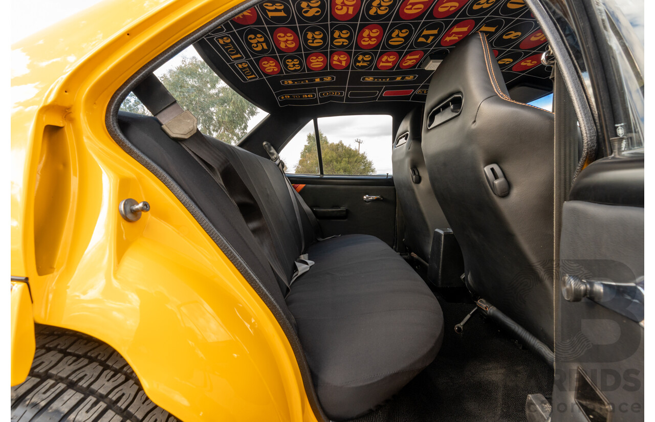 04/1974 Holden LH Torana SL/R 5000 Tribute 4d Sedan Chrome Yellow / Black V8 5.0L - Modified