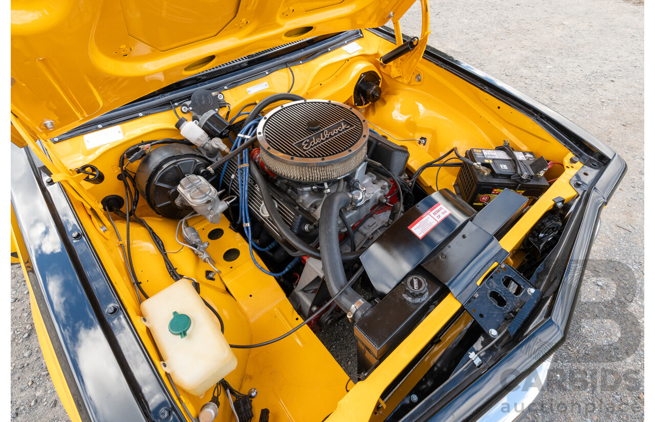 04/1974 Holden LH Torana SL/R 5000 Tribute 4d Sedan Chrome Yellow / Black V8 5.0L - Modified