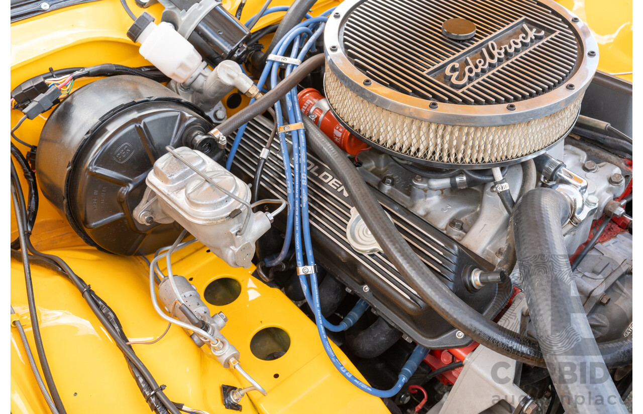 04/1974 Holden LH Torana SL/R 5000 Tribute 4d Sedan Chrome Yellow / Black V8 5.0L - Modified
