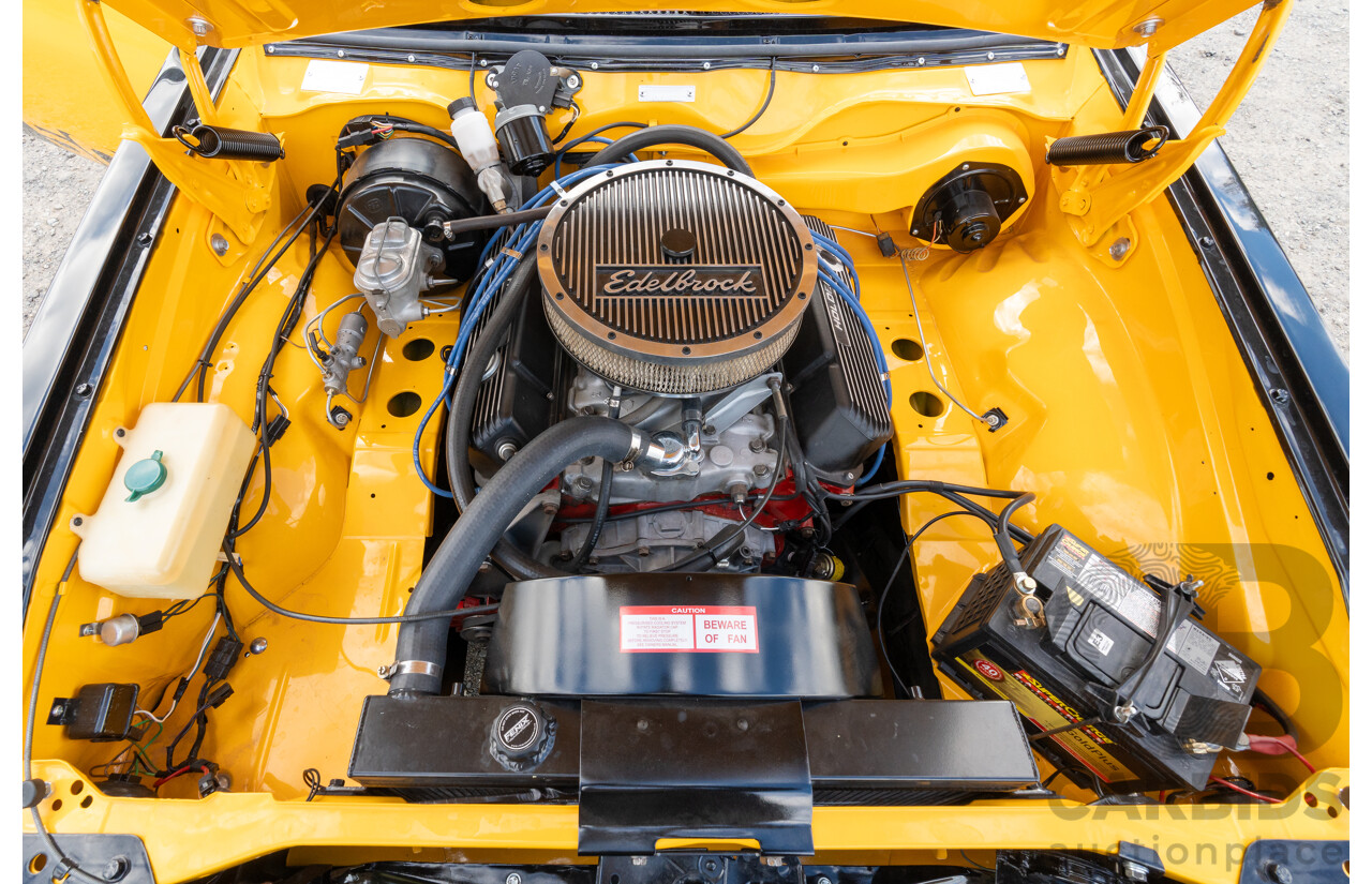 04/1974 Holden LH Torana SL/R 5000 Tribute 4d Sedan Chrome Yellow / Black V8 5.0L - Modified