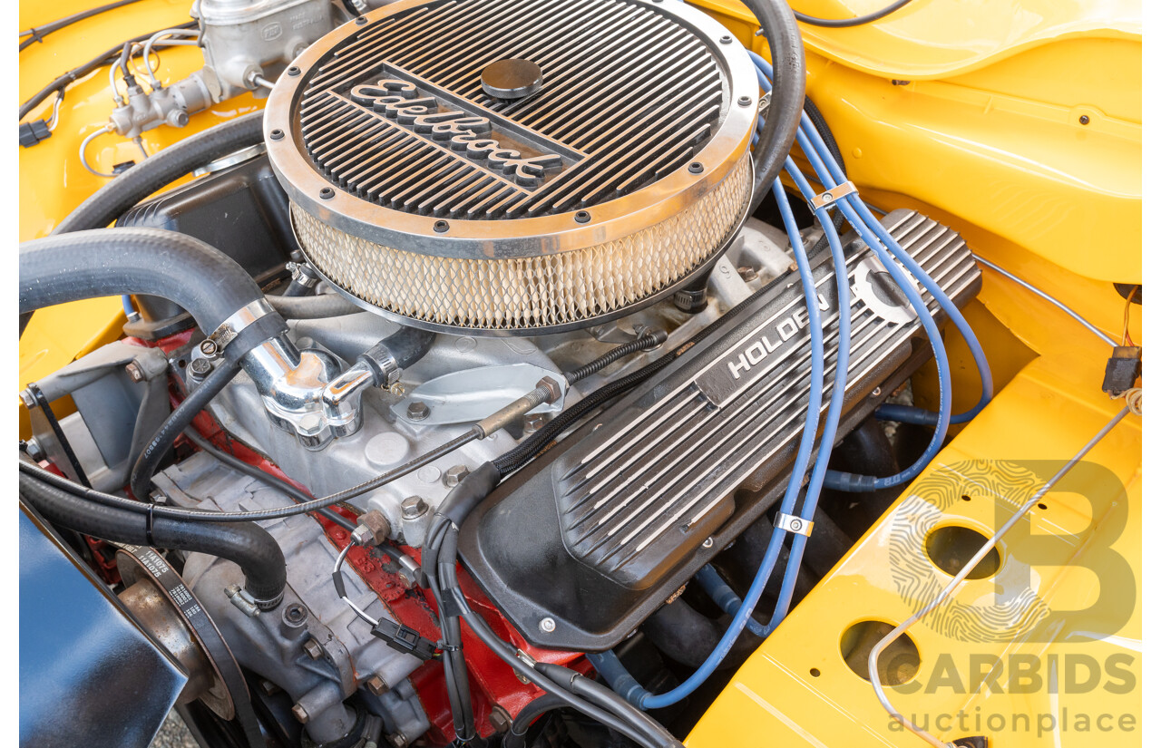 04/1974 Holden LH Torana SL/R 5000 Tribute 4d Sedan Chrome Yellow / Black V8 5.0L - Modified