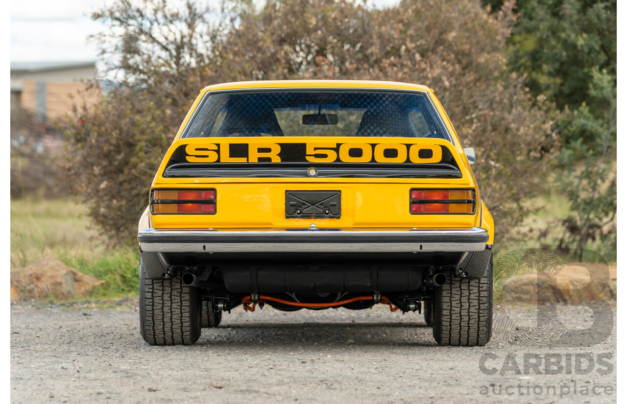 04/1974 Holden LH Torana SL/R 5000 Tribute 4d Sedan Chrome Yellow / Black V8 5.0L - Modified