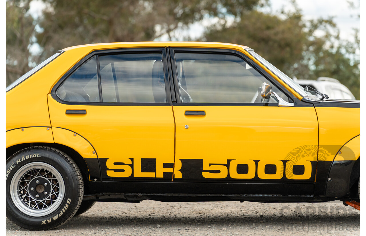 04/1974 Holden LH Torana SL/R 5000 Tribute 4d Sedan Chrome Yellow / Black V8 5.0L - Modified