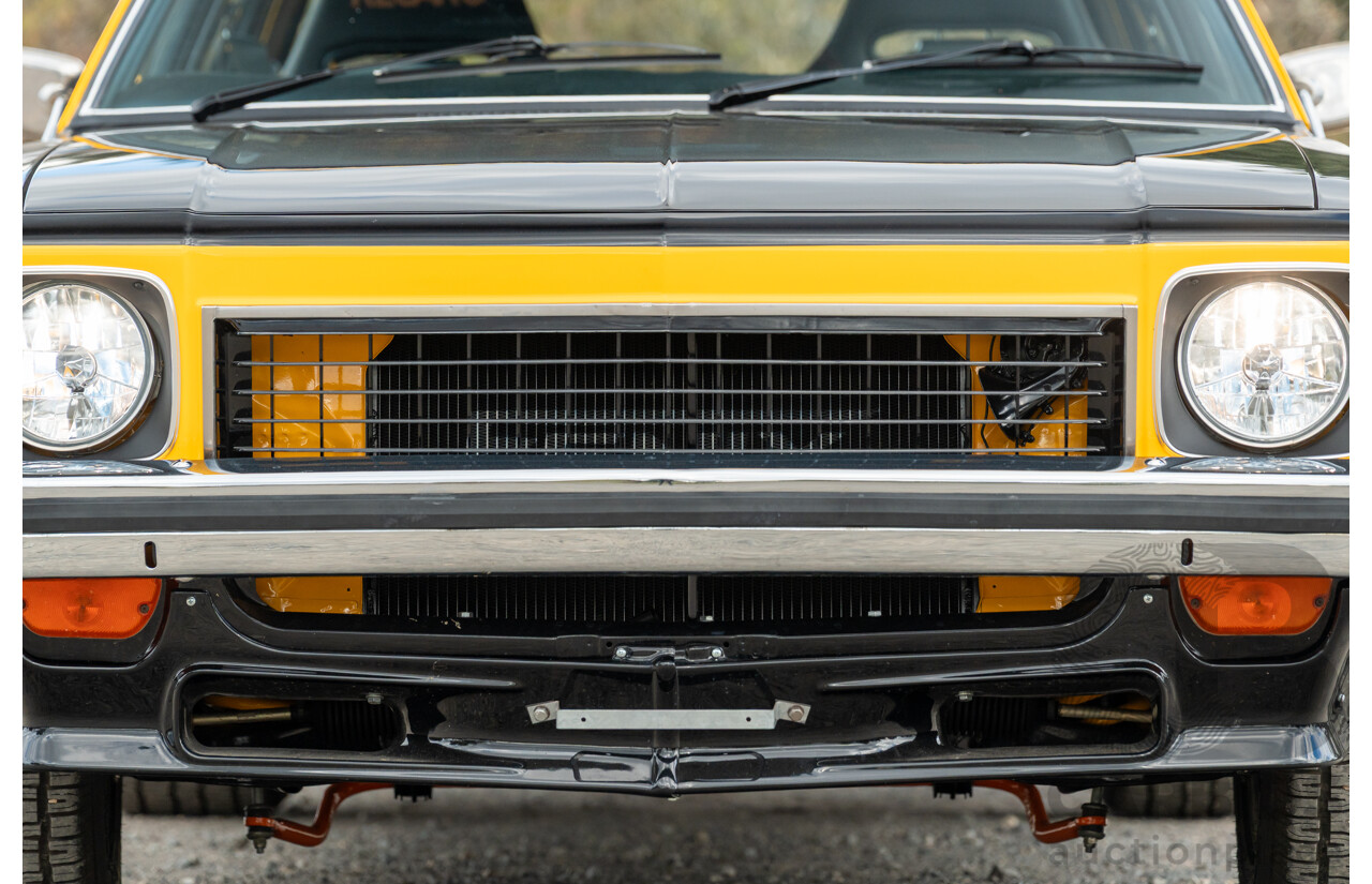04/1974 Holden LH Torana SL/R 5000 Tribute 4d Sedan Chrome Yellow / Black V8 5.0L - Modified