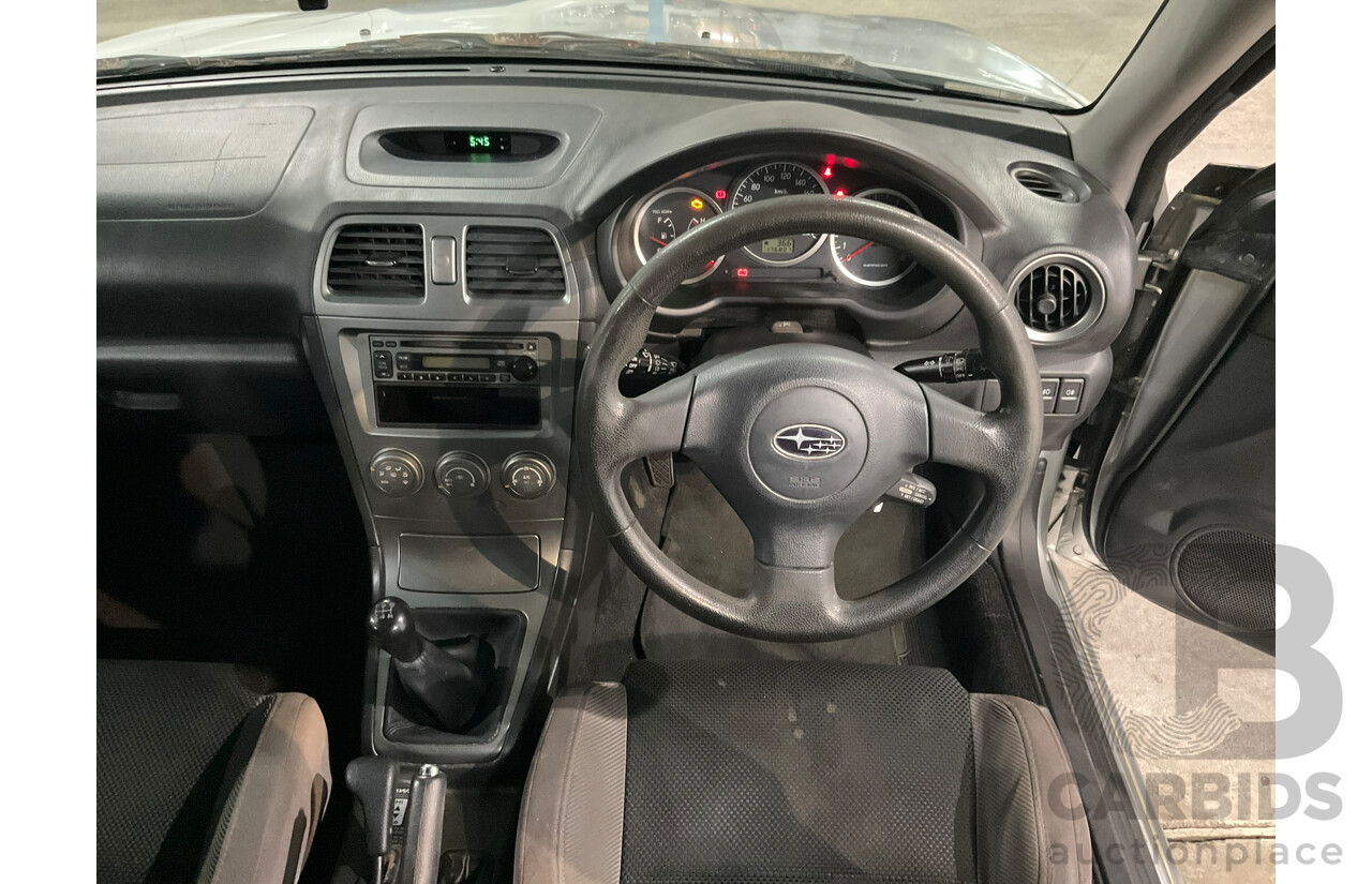 6/2006 Subaru Impreza 2.0i (AWD) MY06 5d Hatchback Silver 2.0L