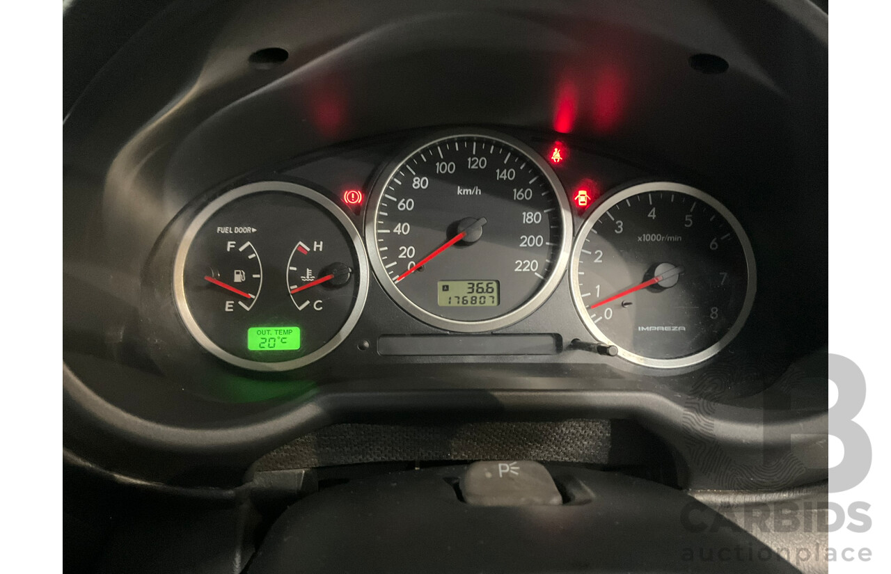 6/2006 Subaru Impreza 2.0i (AWD) MY06 5d Hatchback Silver 2.0L