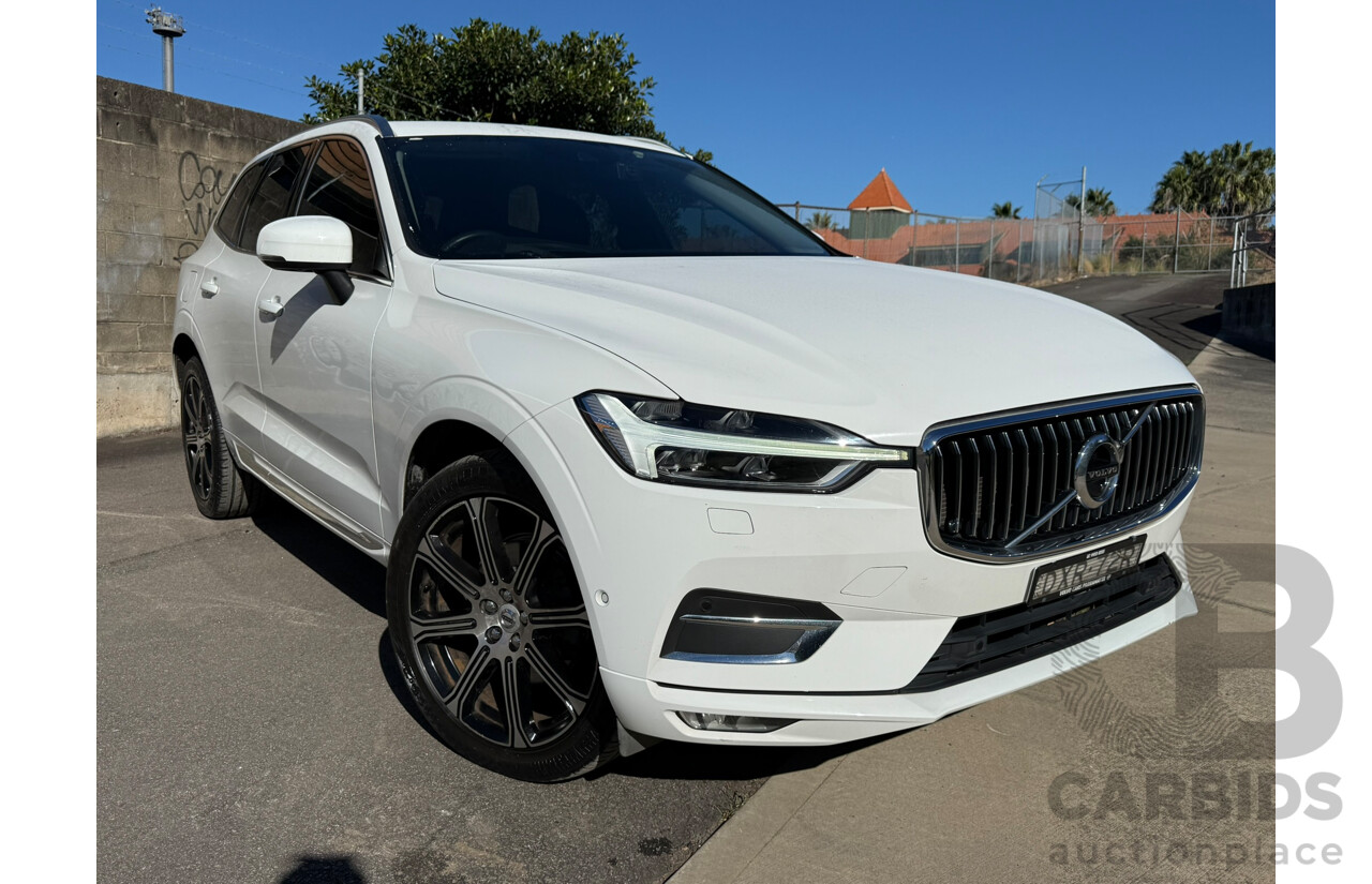 6/2018 Volvo Xc60 T5 Inscription (AWD) 246 MY19 4d Wagon White 2.0L