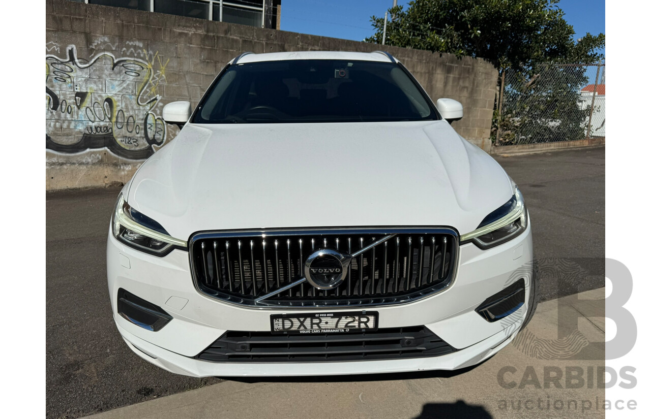 6/2018 Volvo Xc60 T5 Inscription (AWD) 246 MY19 4d Wagon White 2.0L
