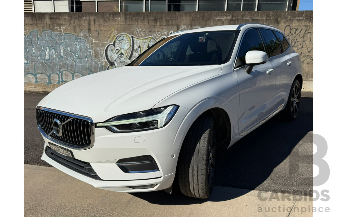6/2018 Volvo Xc60 T5 Inscription (AWD) 246 MY19 4d Wagon White 2.0L