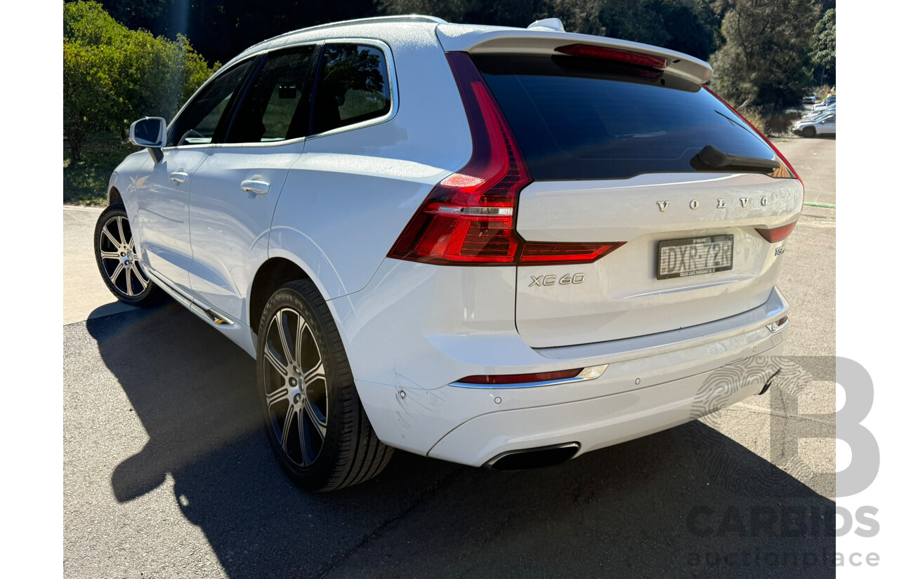 6/2018 Volvo Xc60 T5 Inscription (AWD) 246 MY19 4d Wagon White 2.0L
