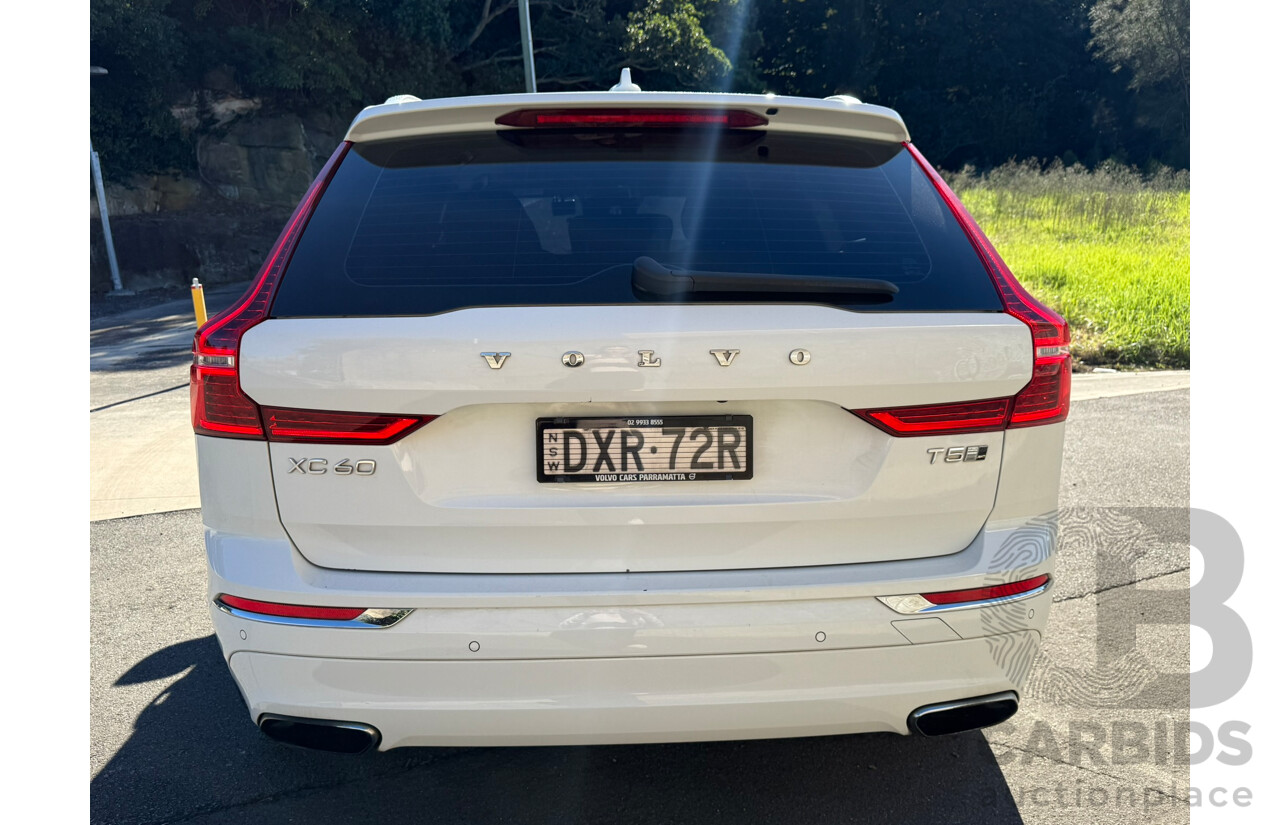 6/2018 Volvo Xc60 T5 Inscription (AWD) 246 MY19 4d Wagon White 2.0L