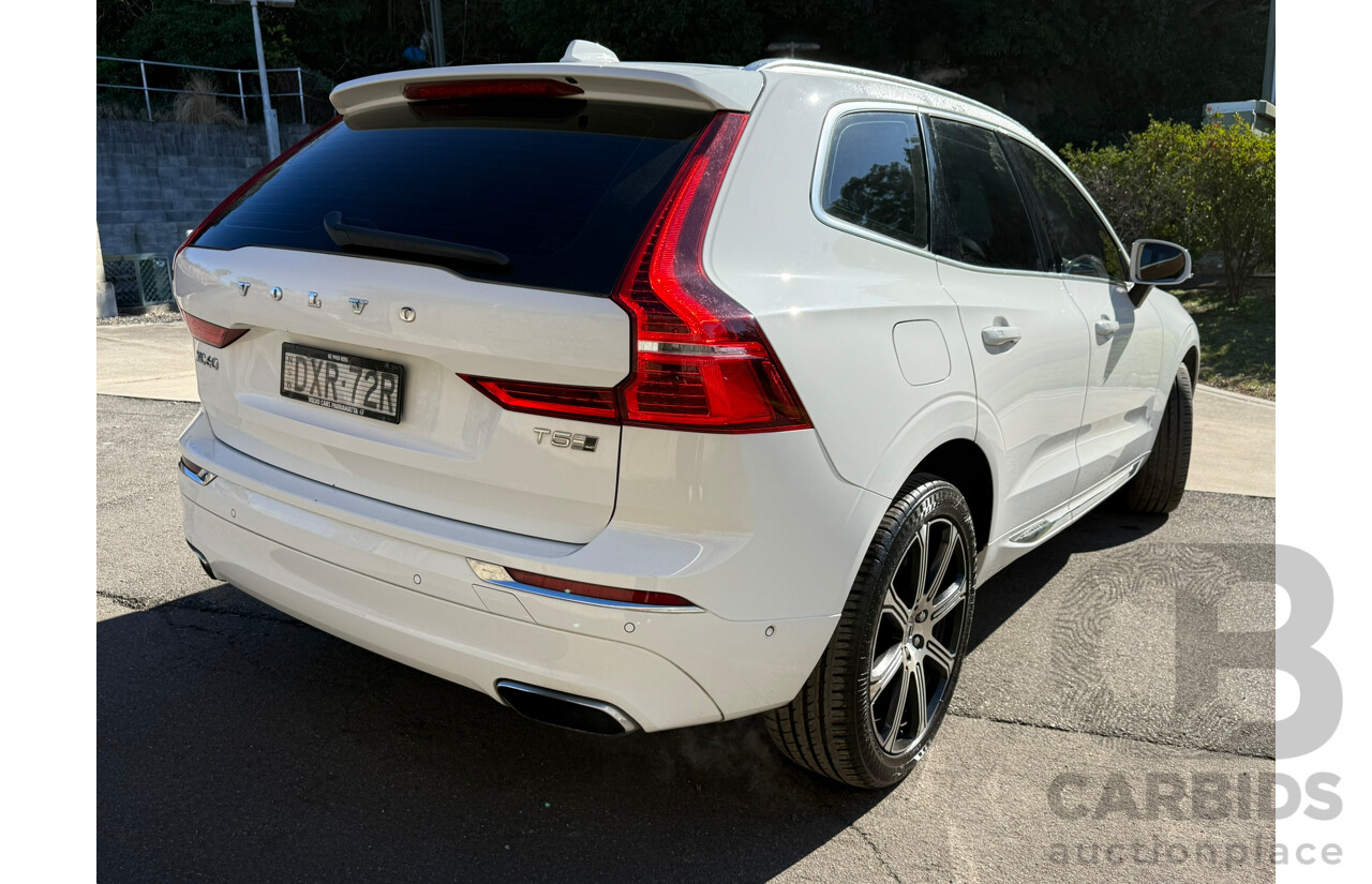 6/2018 Volvo Xc60 T5 Inscription (AWD) 246 MY19 4d Wagon White 2.0L
