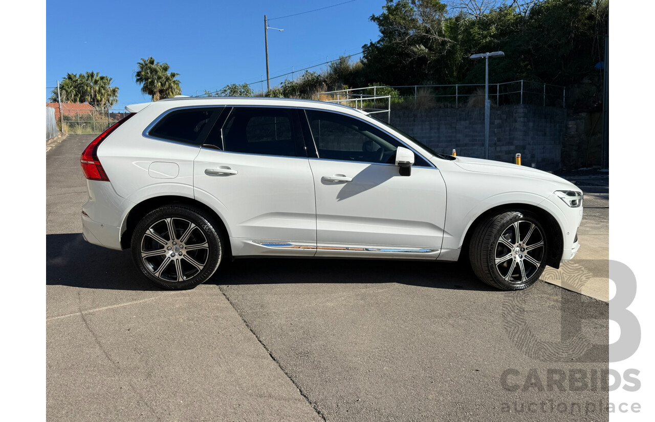 6/2018 Volvo Xc60 T5 Inscription (AWD) 246 MY19 4d Wagon White 2.0L