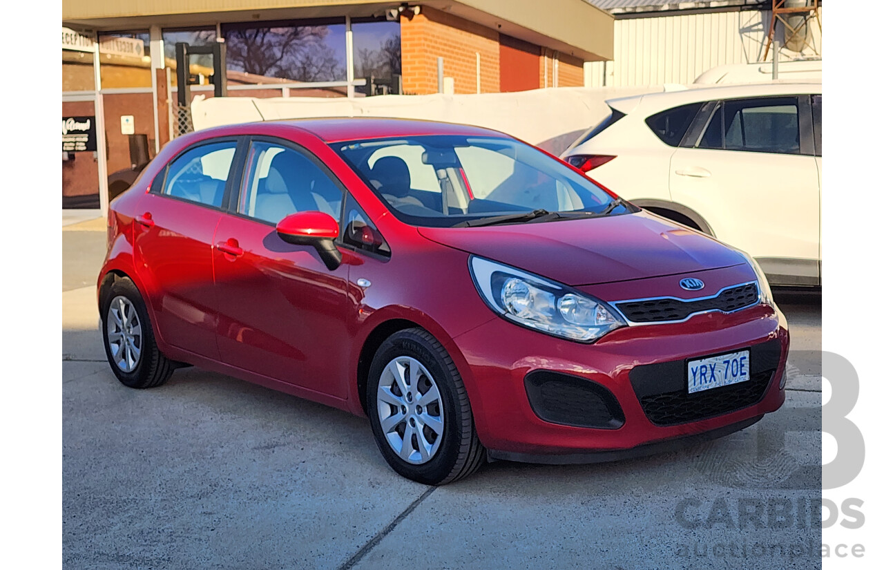 05/2014 Kia RIO S UB MY14 5d Hatchback Red 1.4L