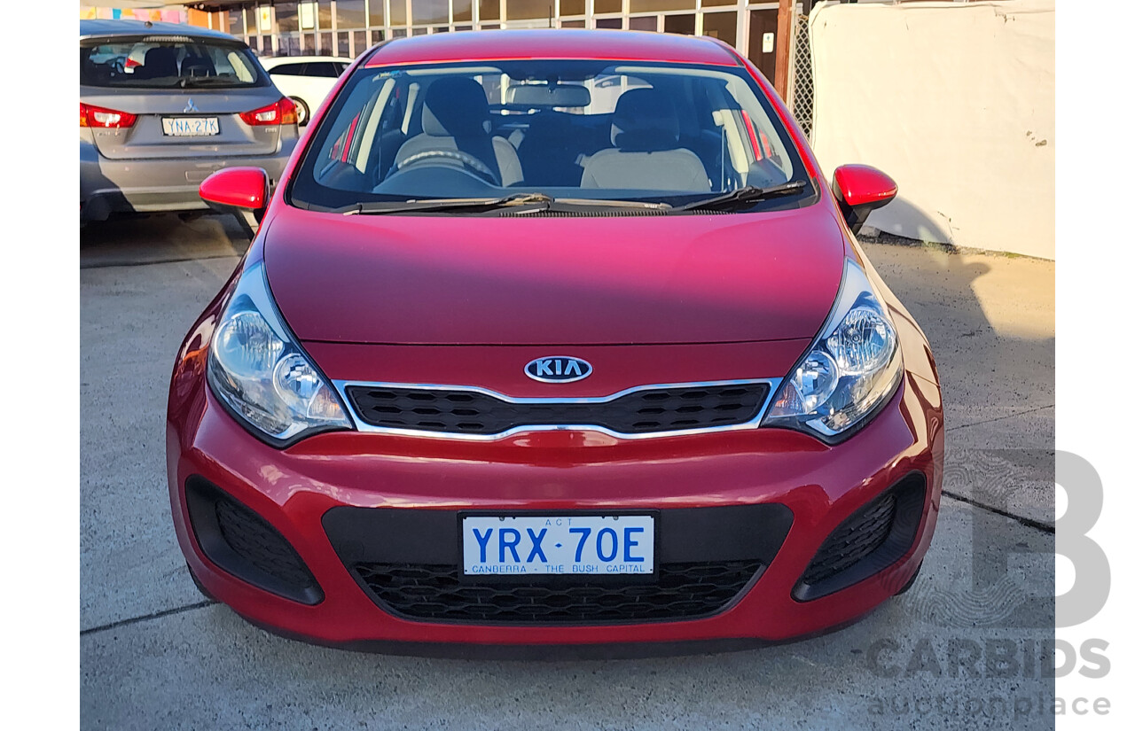 05/2014 Kia RIO S UB MY14 5d Hatchback Red 1.4L