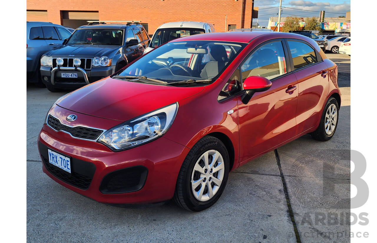 05/2014 Kia RIO S UB MY14 5d Hatchback Red 1.4L