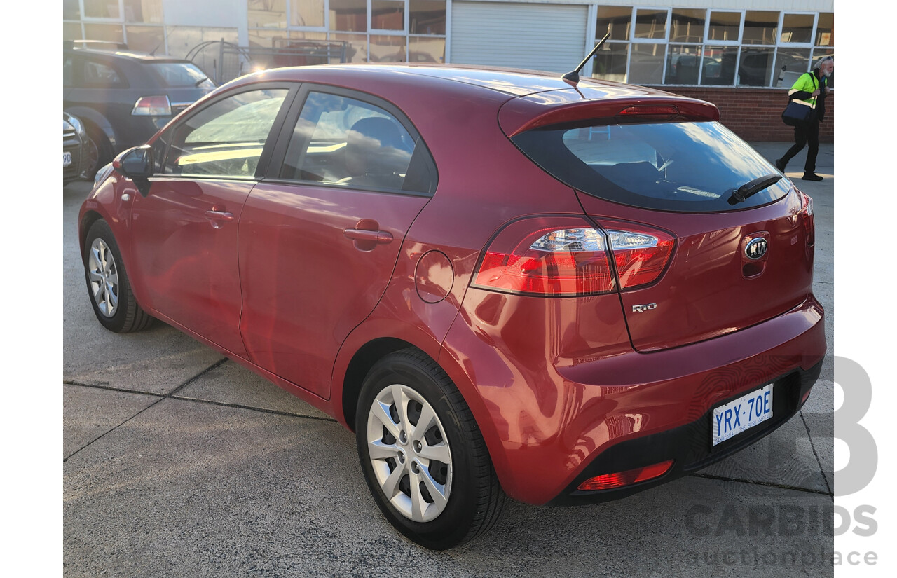 05/2014 Kia RIO S UB MY14 5d Hatchback Red 1.4L