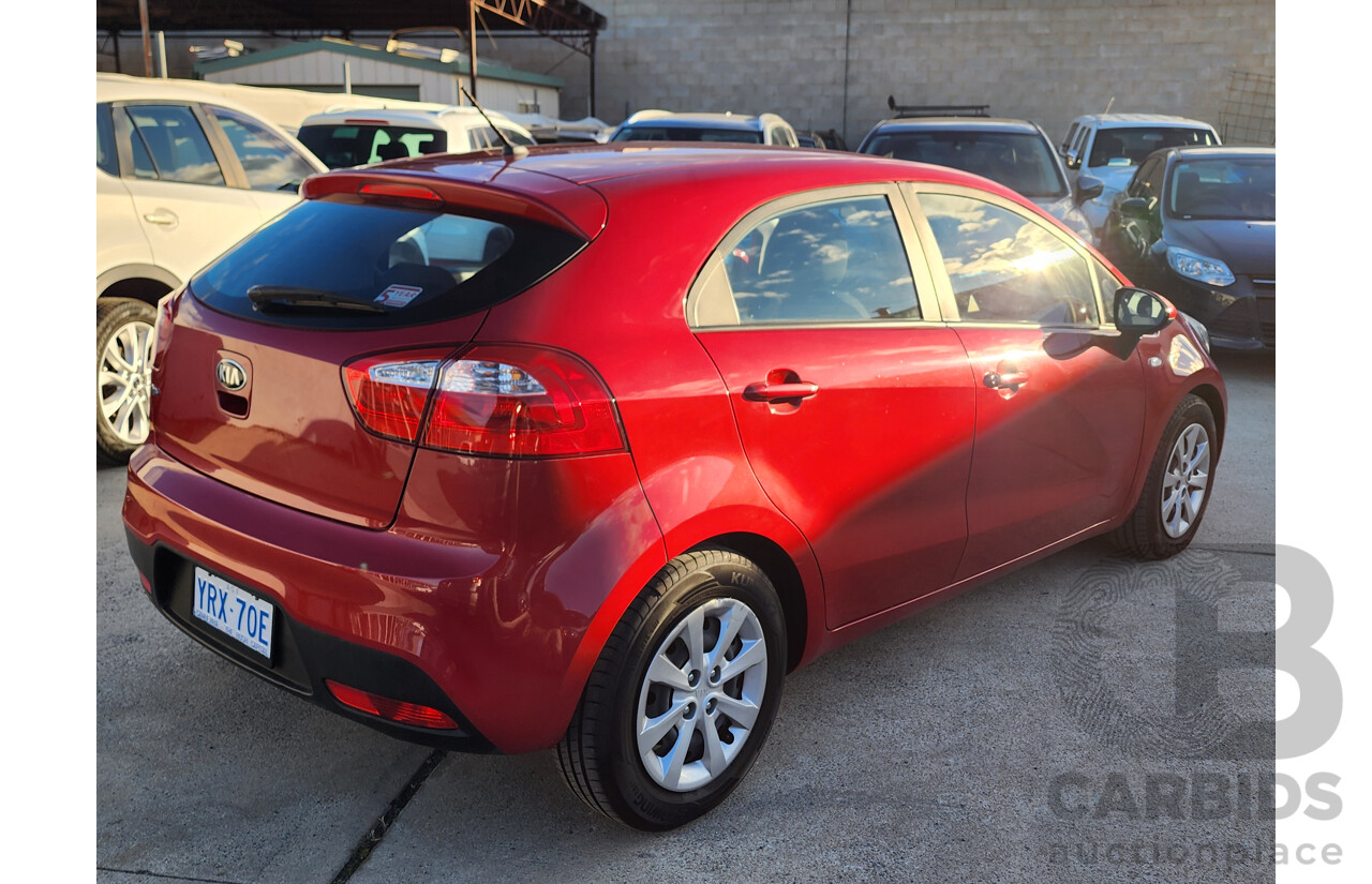 05/2014 Kia RIO S UB MY14 5d Hatchback Red 1.4L