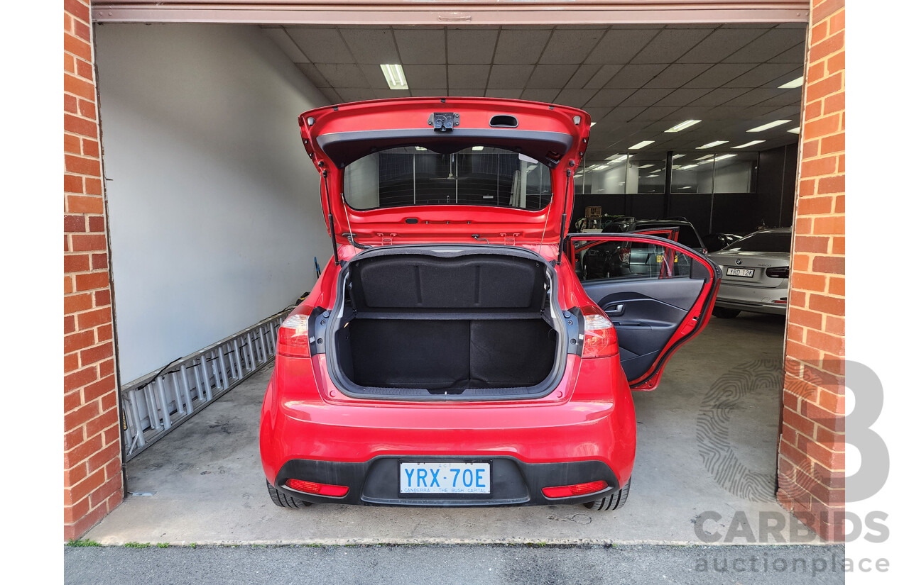 05/2014 Kia RIO S UB MY14 5d Hatchback Red 1.4L