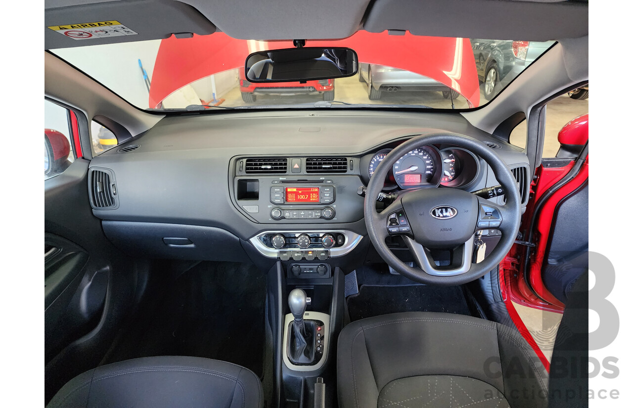 05/2014 Kia RIO S UB MY14 5d Hatchback Red 1.4L