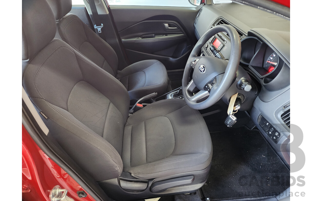 05/2014 Kia RIO S UB MY14 5d Hatchback Red 1.4L