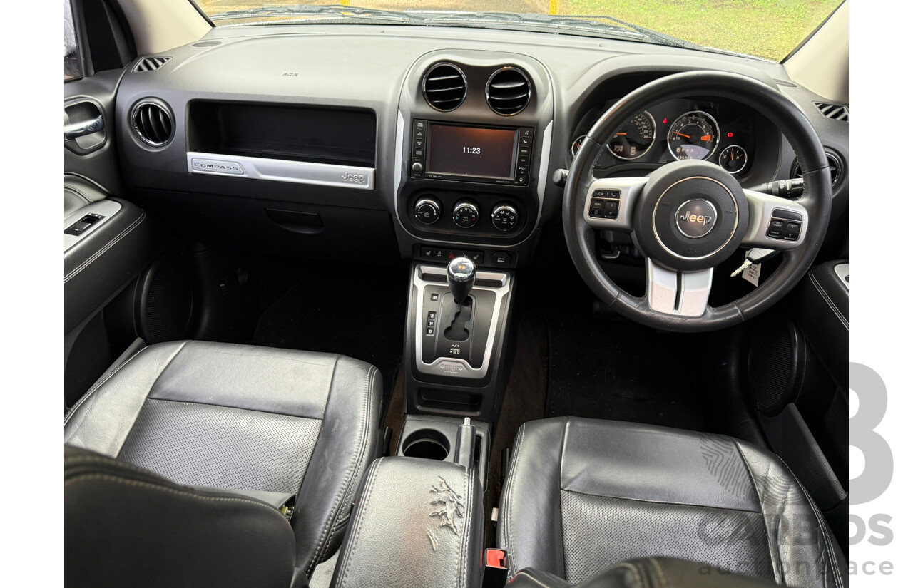06/2013 Jeep Compass LIMITED (4x4) 4x4 MK MY14 4D Wagon White 2.4L