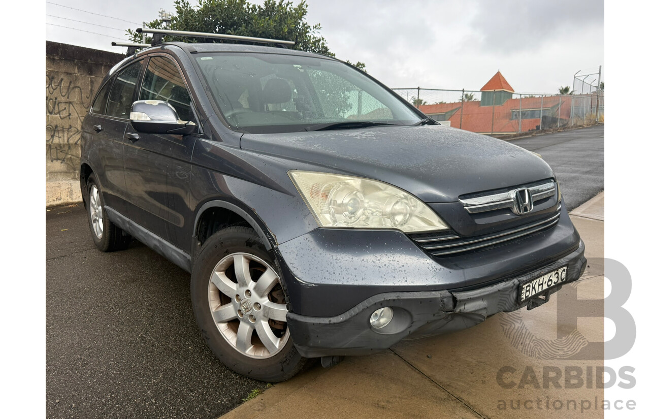 06/2009 Honda Cr-V (4x4) LUXURY MY07 4D Wagon Sparkle Grey 2.4L