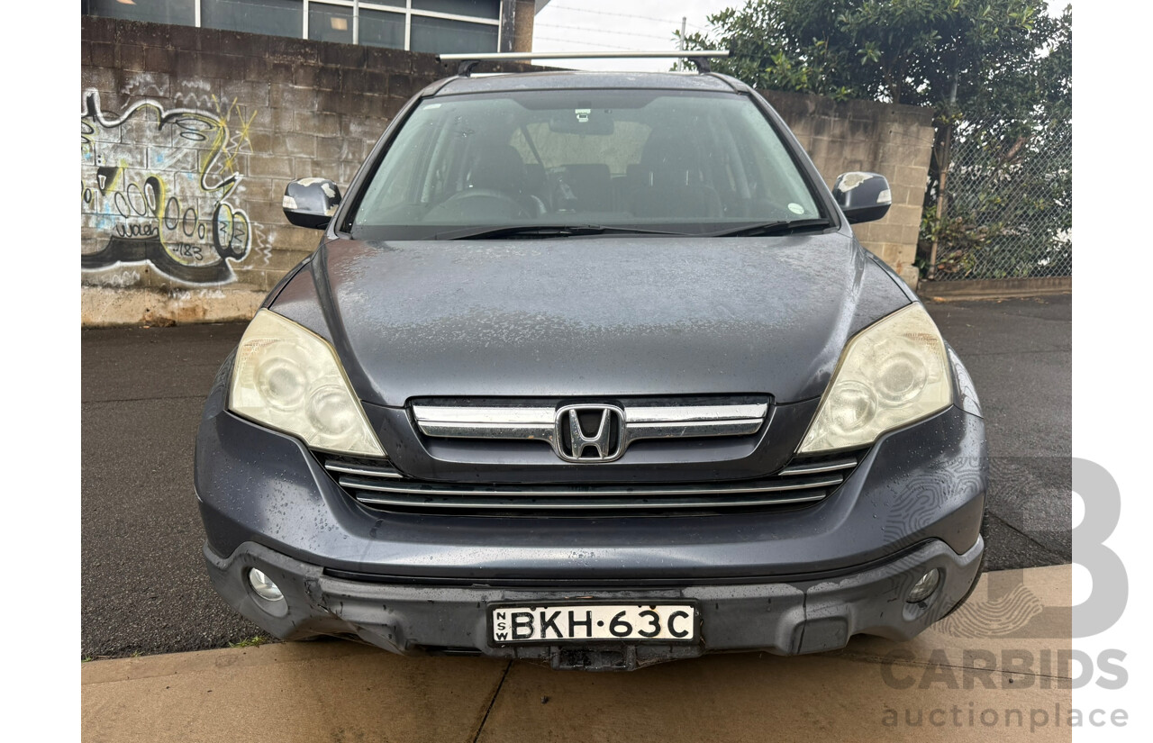 06/2009 Honda Cr-V (4x4) LUXURY MY07 4D Wagon Sparkle Grey 2.4L