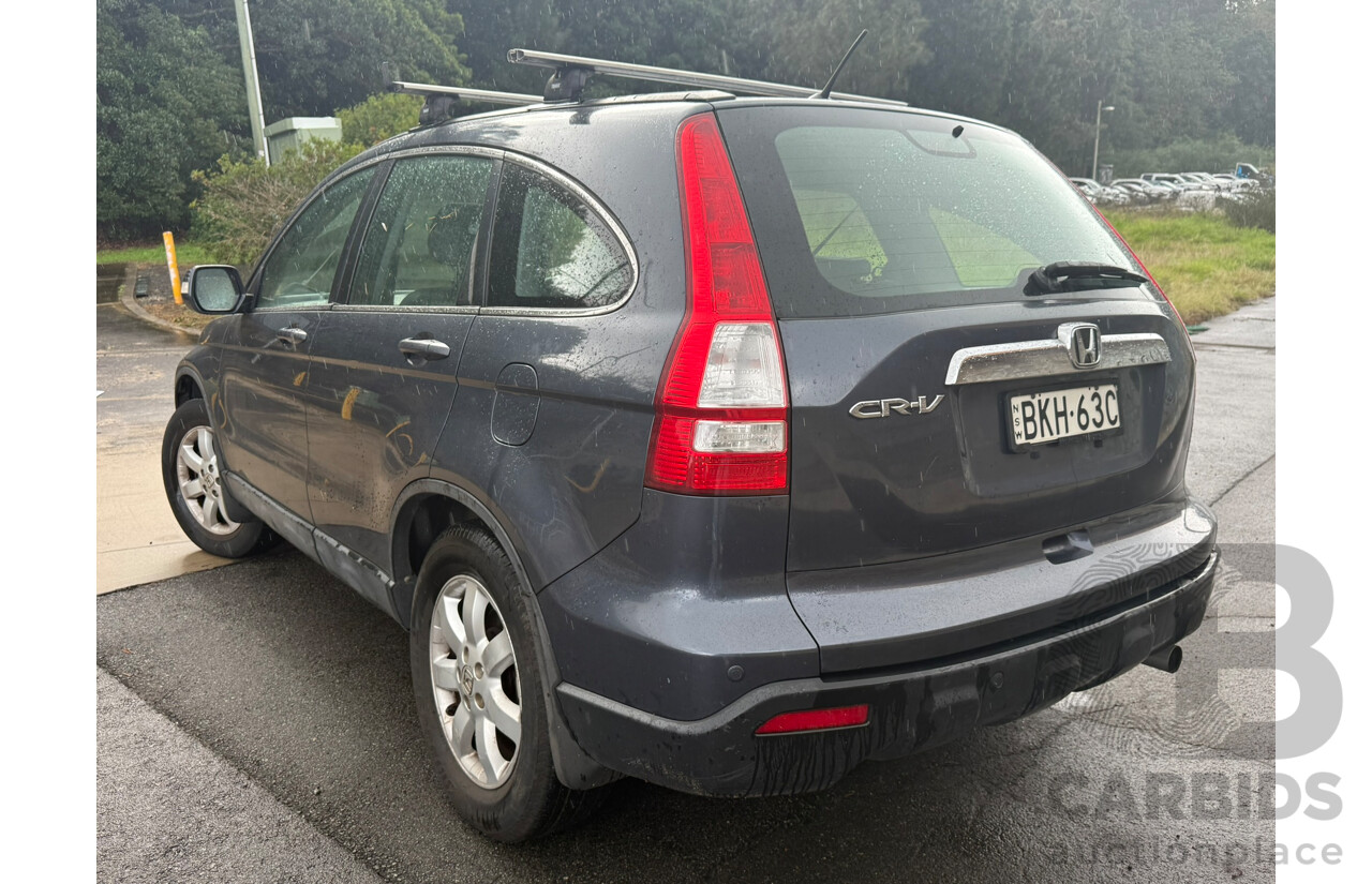 06/2009 Honda Cr-V (4x4) LUXURY MY07 4D Wagon Sparkle Grey 2.4L