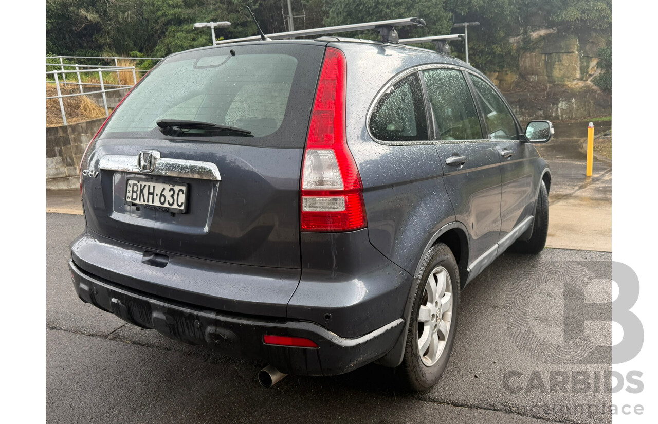 06/2009 Honda Cr-V (4x4) LUXURY MY07 4D Wagon Sparkle Grey 2.4L