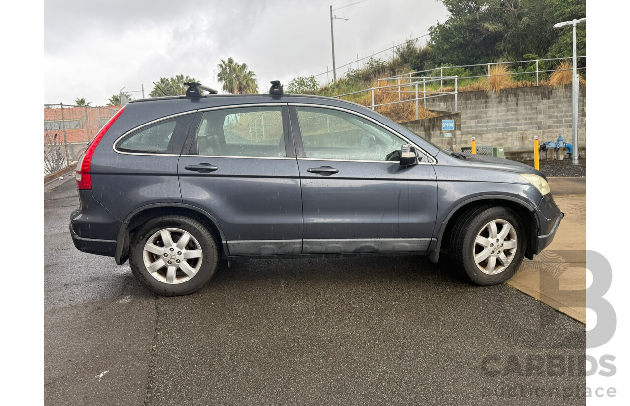 06/2009 Honda Cr-V (4x4) LUXURY MY07 4D Wagon Sparkle Grey 2.4L