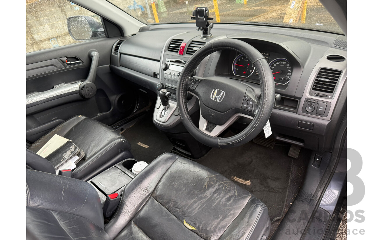 06/2009 Honda Cr-V (4x4) LUXURY MY07 4D Wagon Sparkle Grey 2.4L