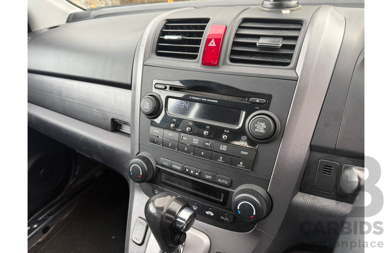 06/2009 Honda Cr-V (4x4) LUXURY MY07 4D Wagon Sparkle Grey 2.4L