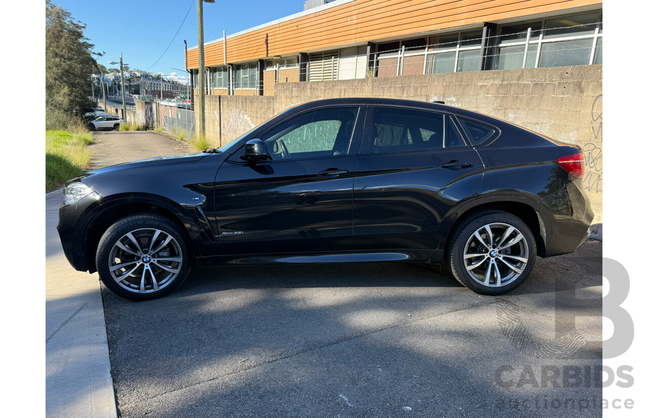 11/2016 Bmw X6 xDRIVE35i (AWD) F16 MY16 4D Coupe Black Sapphire Metallic 3.0L