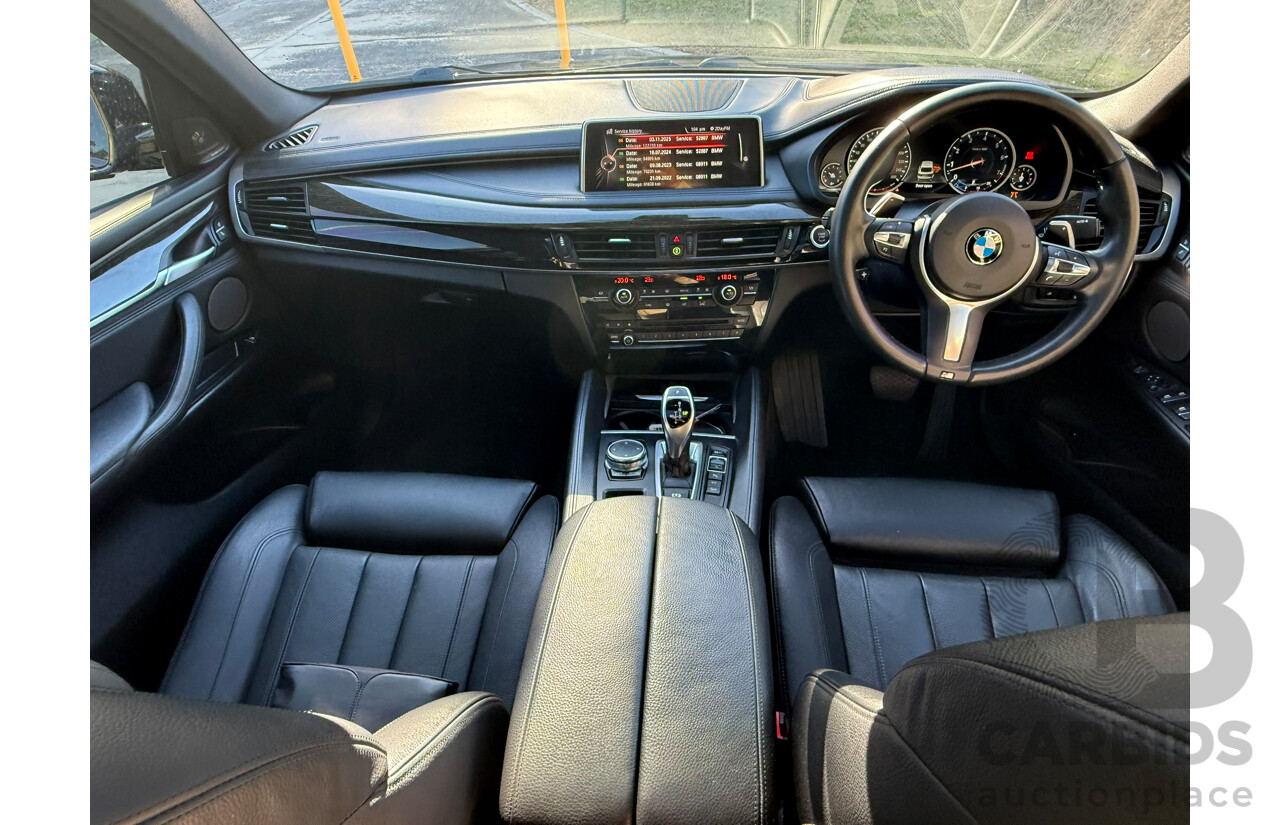 11/2016 Bmw X6 xDRIVE35i (AWD) F16 MY16 4D Coupe Black Sapphire Metallic 3.0L