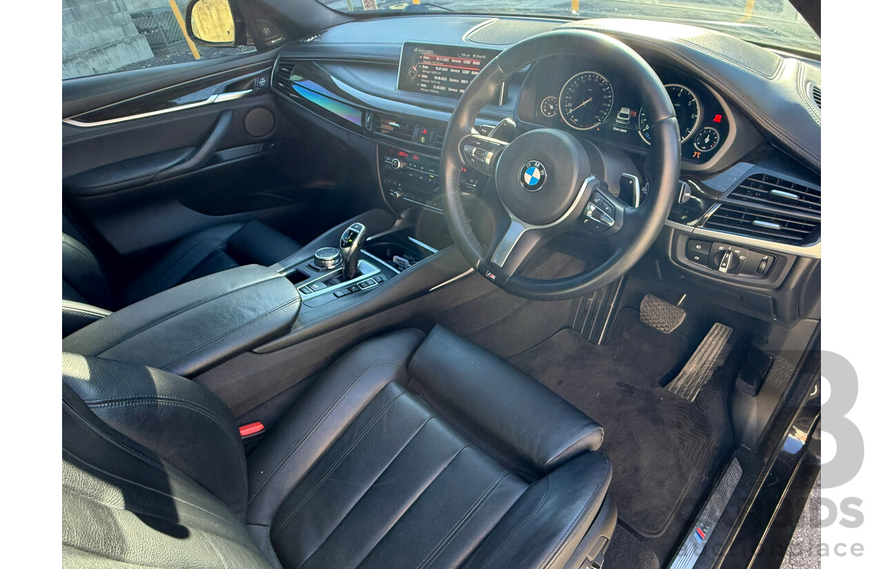 11/2016 Bmw X6 xDRIVE35i (AWD) F16 MY16 4D Coupe Black Sapphire Metallic 3.0L
