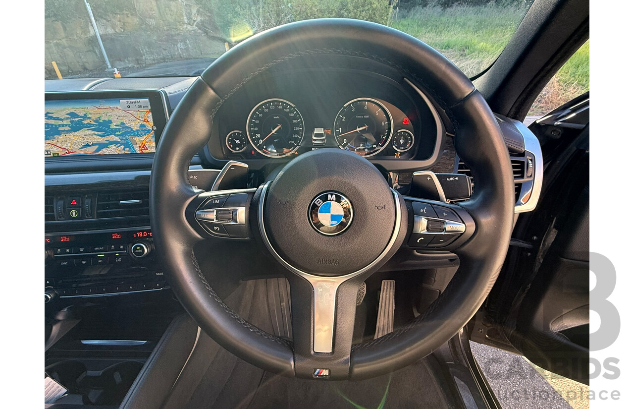 11/2016 Bmw X6 xDRIVE35i (AWD) F16 MY16 4D Coupe Black Sapphire Metallic 3.0L