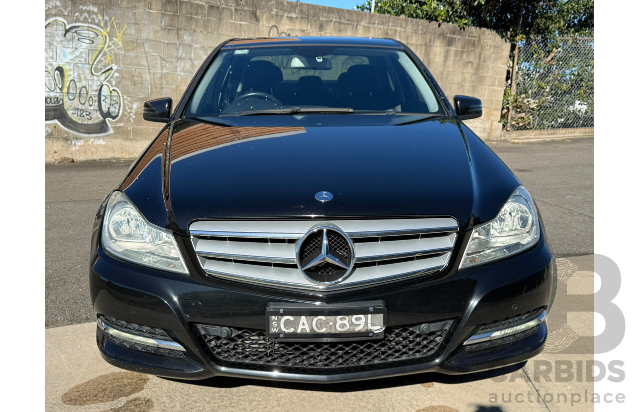 09/2011 Mercedes-Benz C200 CGI W204 MY10 UPGRADE 4D Sedan Obsidian Black Metallic 1.8L