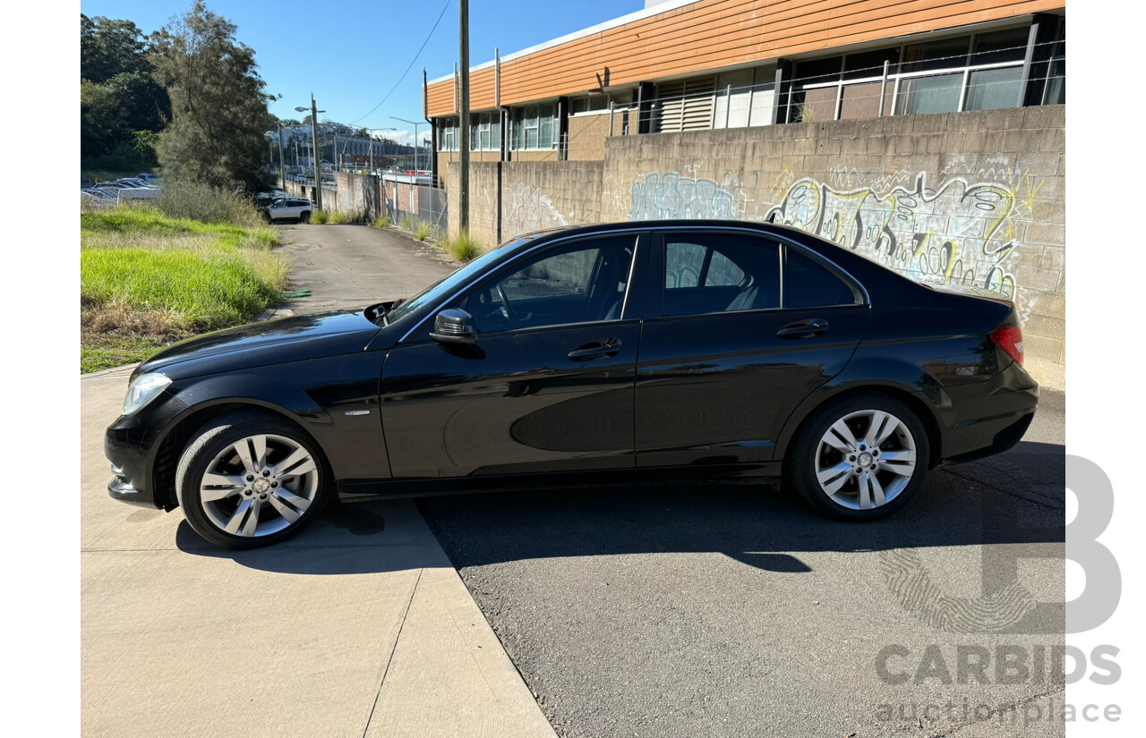 09/2011 Mercedes-Benz C200 CGI W204 MY10 UPGRADE 4D Sedan Obsidian Black Metallic 1.8L