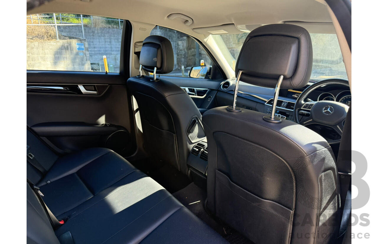 09/2011 Mercedes-Benz C200 CGI W204 MY10 UPGRADE 4D Sedan Obsidian Black Metallic 1.8L