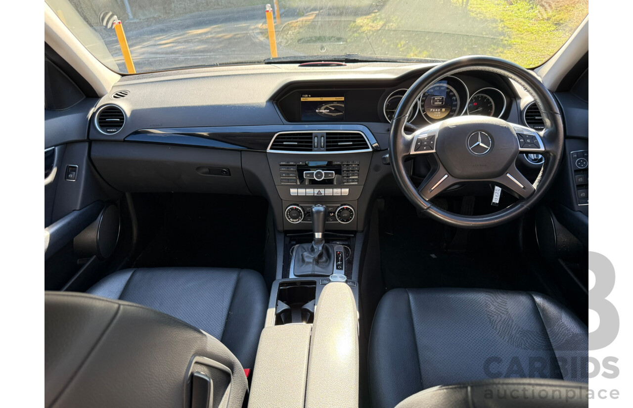09/2011 Mercedes-Benz C200 CGI W204 MY10 UPGRADE 4D Sedan Obsidian Black Metallic 1.8L