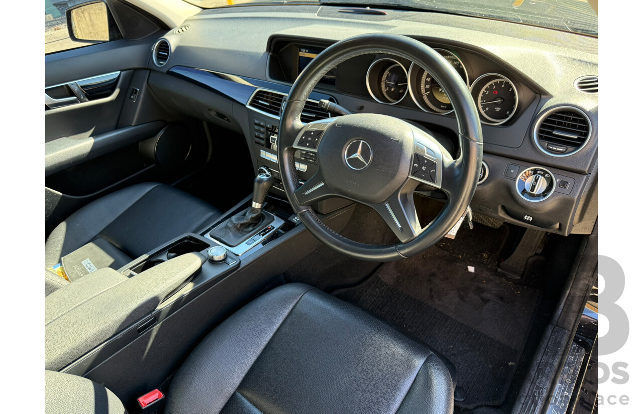 09/2011 Mercedes-Benz C200 CGI W204 MY10 UPGRADE 4D Sedan Obsidian Black Metallic 1.8L