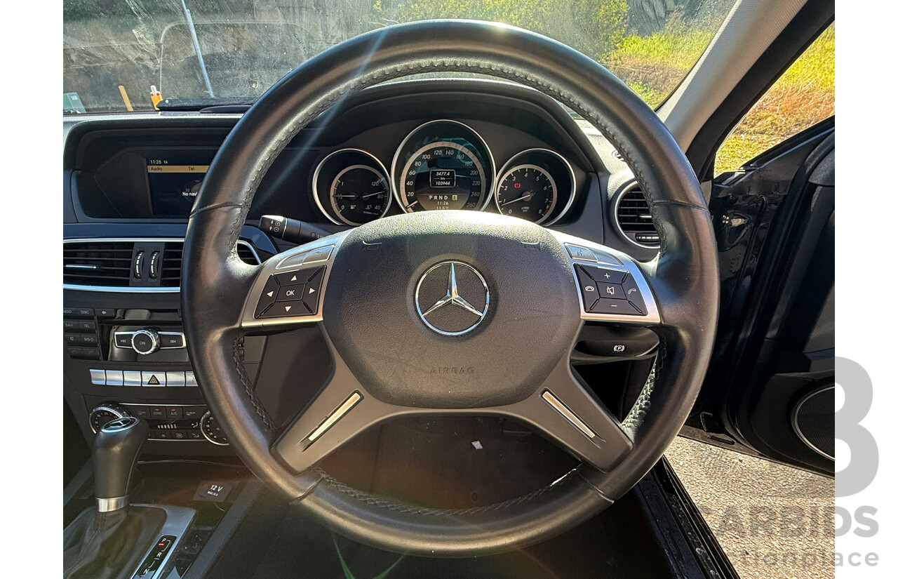 09/2011 Mercedes-Benz C200 CGI W204 MY10 UPGRADE 4D Sedan Obsidian Black Metallic 1.8L