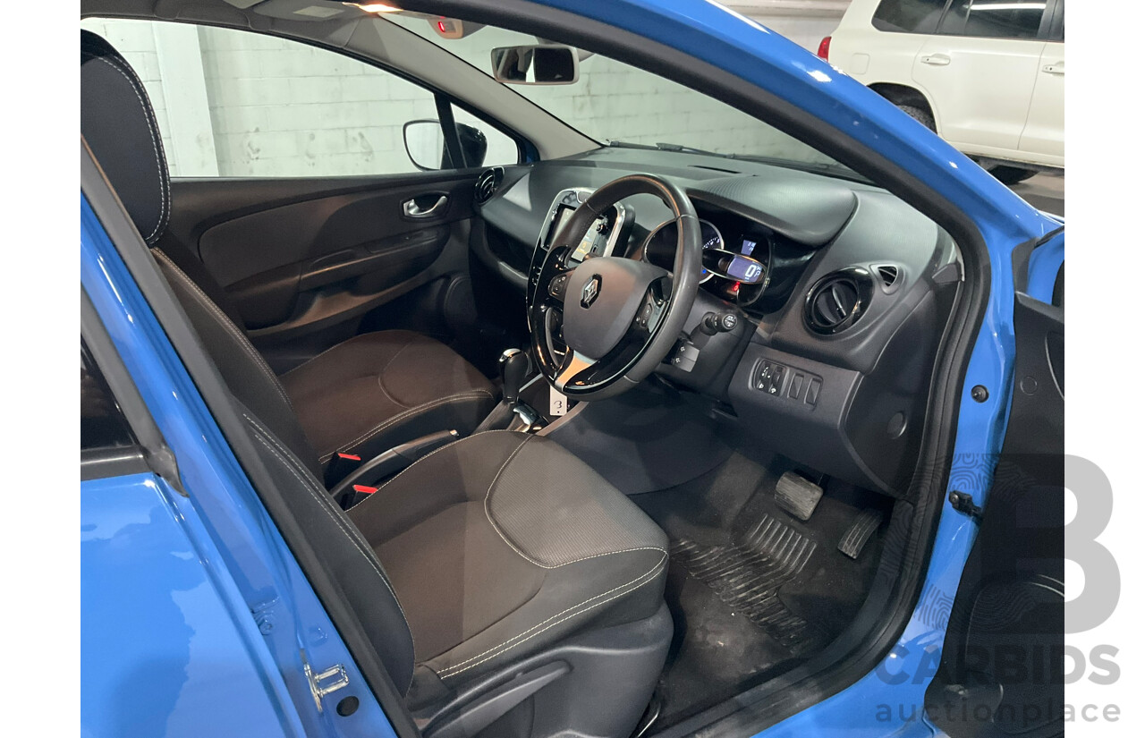 11/2015 Renault Clio Expression X98 5D Hatchback Blue Turbo 1.2L