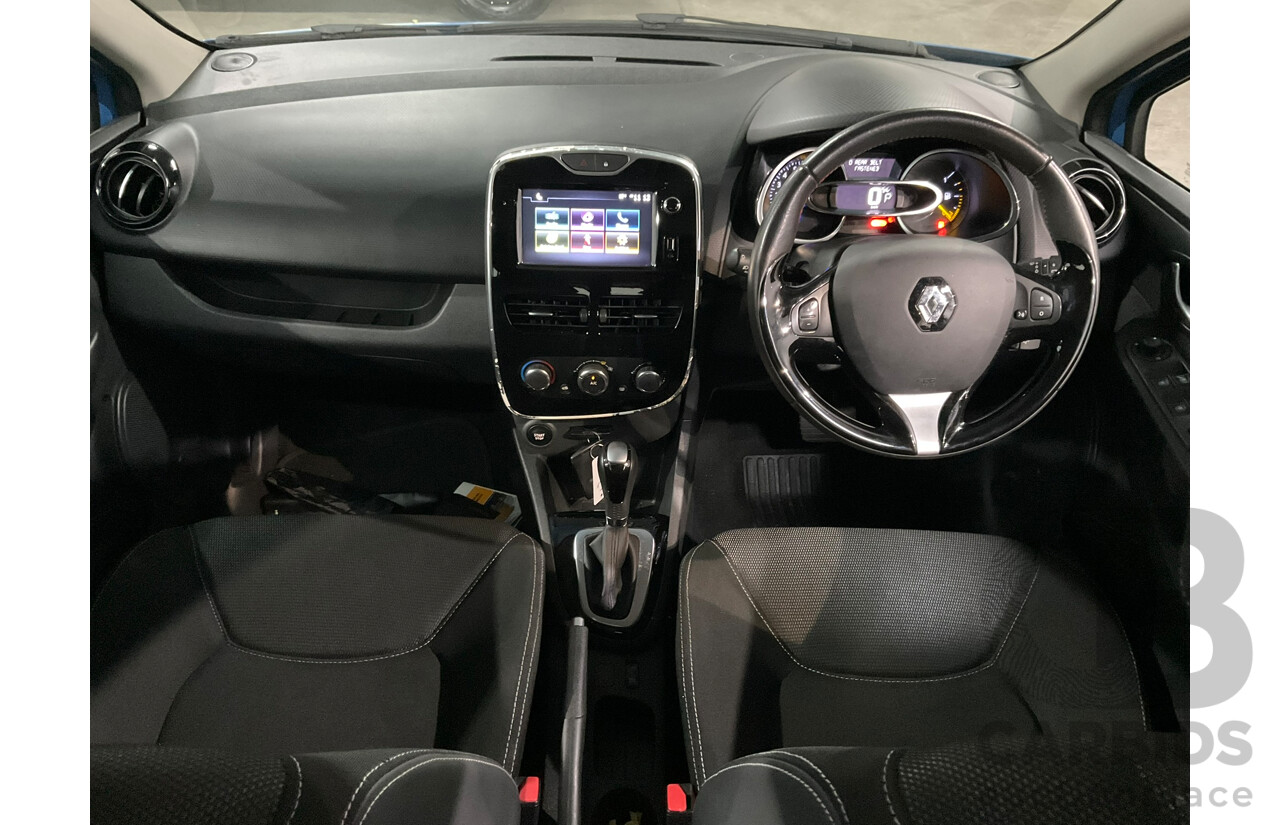 11/2015 Renault Clio Expression X98 5D Hatchback Blue Turbo 1.2L