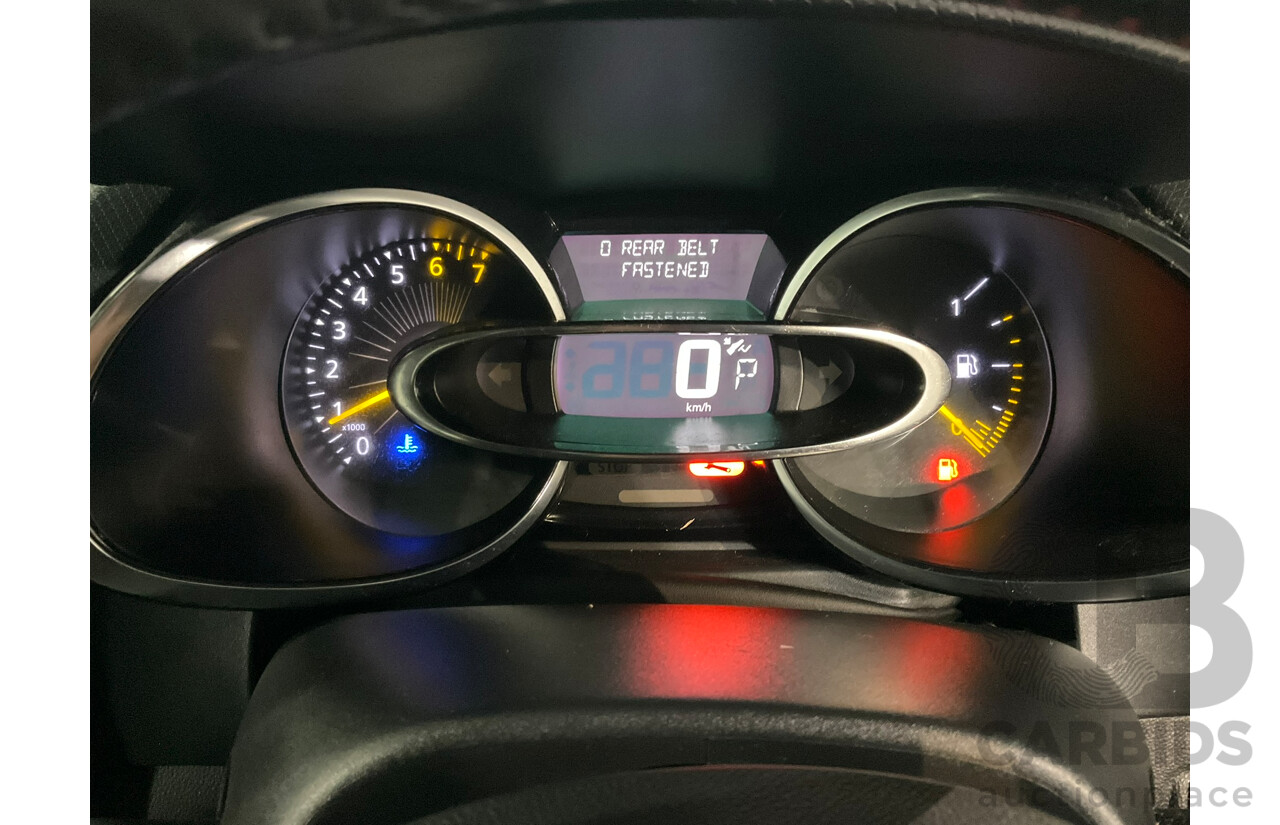 11/2015 Renault Clio Expression X98 5D Hatchback Blue Turbo 1.2L